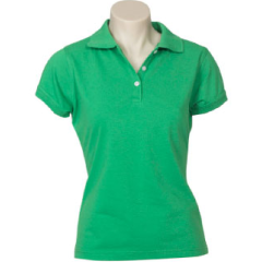 Biz Collection P2125 Ladies Neon Polo 210gsm, Green