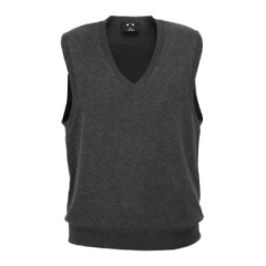 Biz Collection LV3504 Ladies V Neck Vest, Charcoal