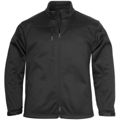 Biz Collection J3880 Mens Plain Soft Shell Jacket, Black