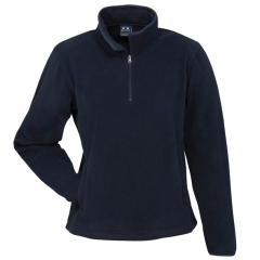 Biz Collection F10520 Ladies Trinity 1/2 Zip Pullover 200gsm, Navy