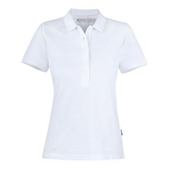 James Harvest Womens Neptune Short Sleeve Polo, White