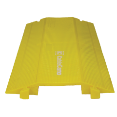 CableCamo Large Dropover, 900mm Length, 1 Channel 40 x 190mm (1.6" x 7.5") Yellow