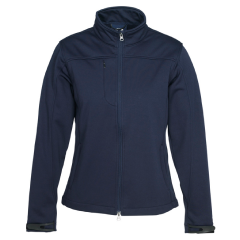 Biz Collection J3825 Ladies Plain Soft Shell Jacket, Navy